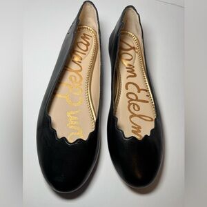 Sam Edelman Finnegan leather Scalloped Ballet Flats size 8.5